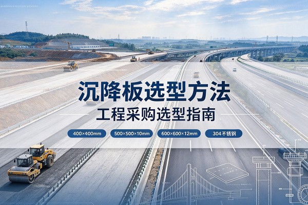 青神沉降板选择方法