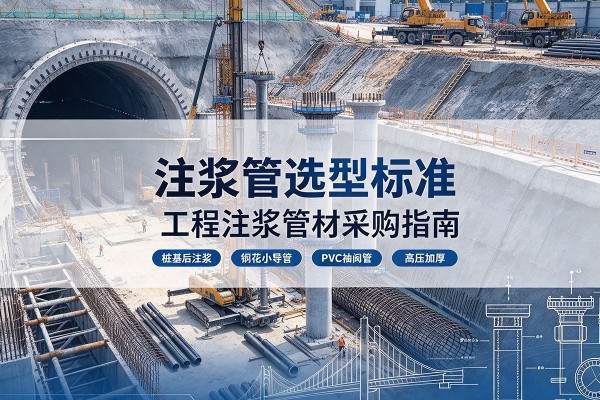 青神注浆管选型标准