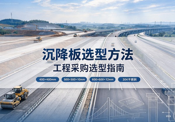 青神沉降板选择方法
